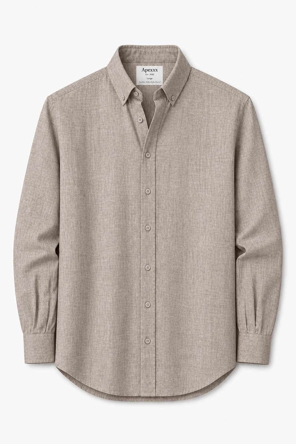 Peach Linen Shirt