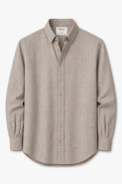 Peach Linen Shirt