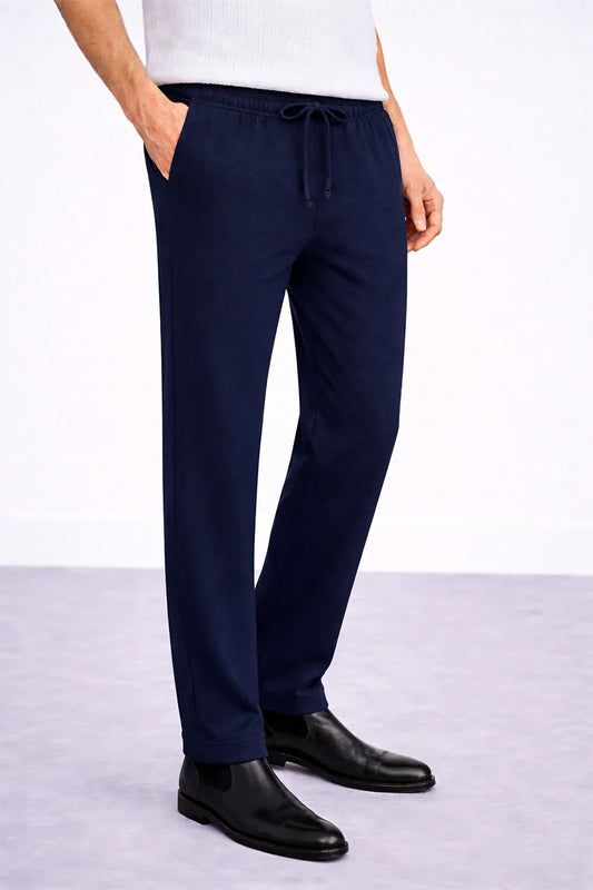 Airloop Navy Stapered Trouser