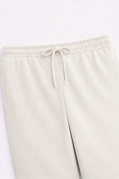Airloop Off White Stapered Trouser
