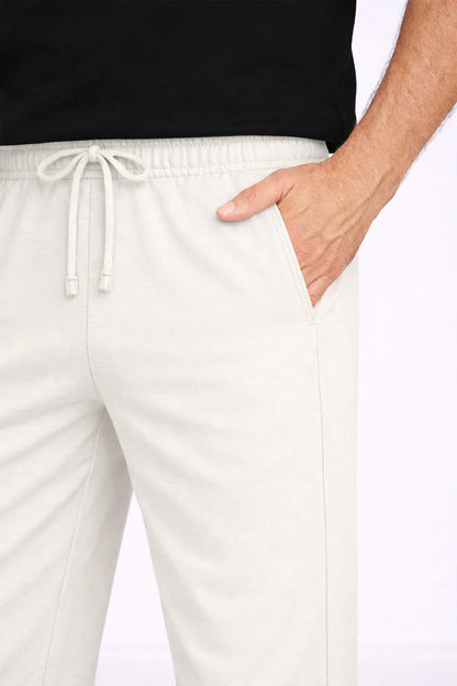 Airloop Off White Stapered Trouser