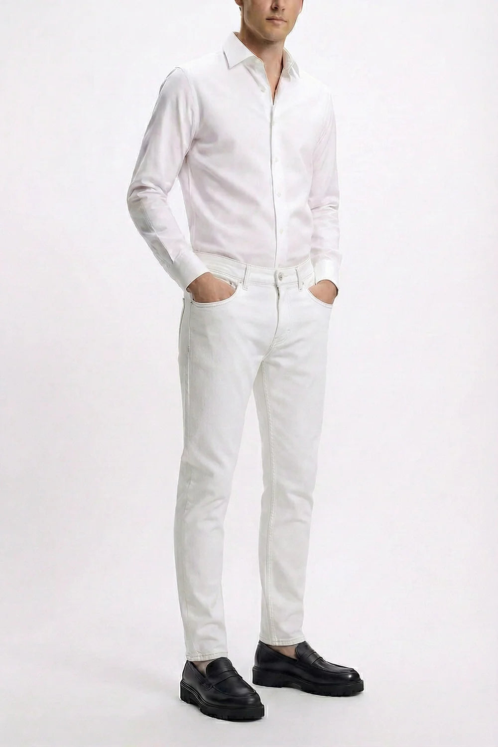 Polar White Denim Jeans