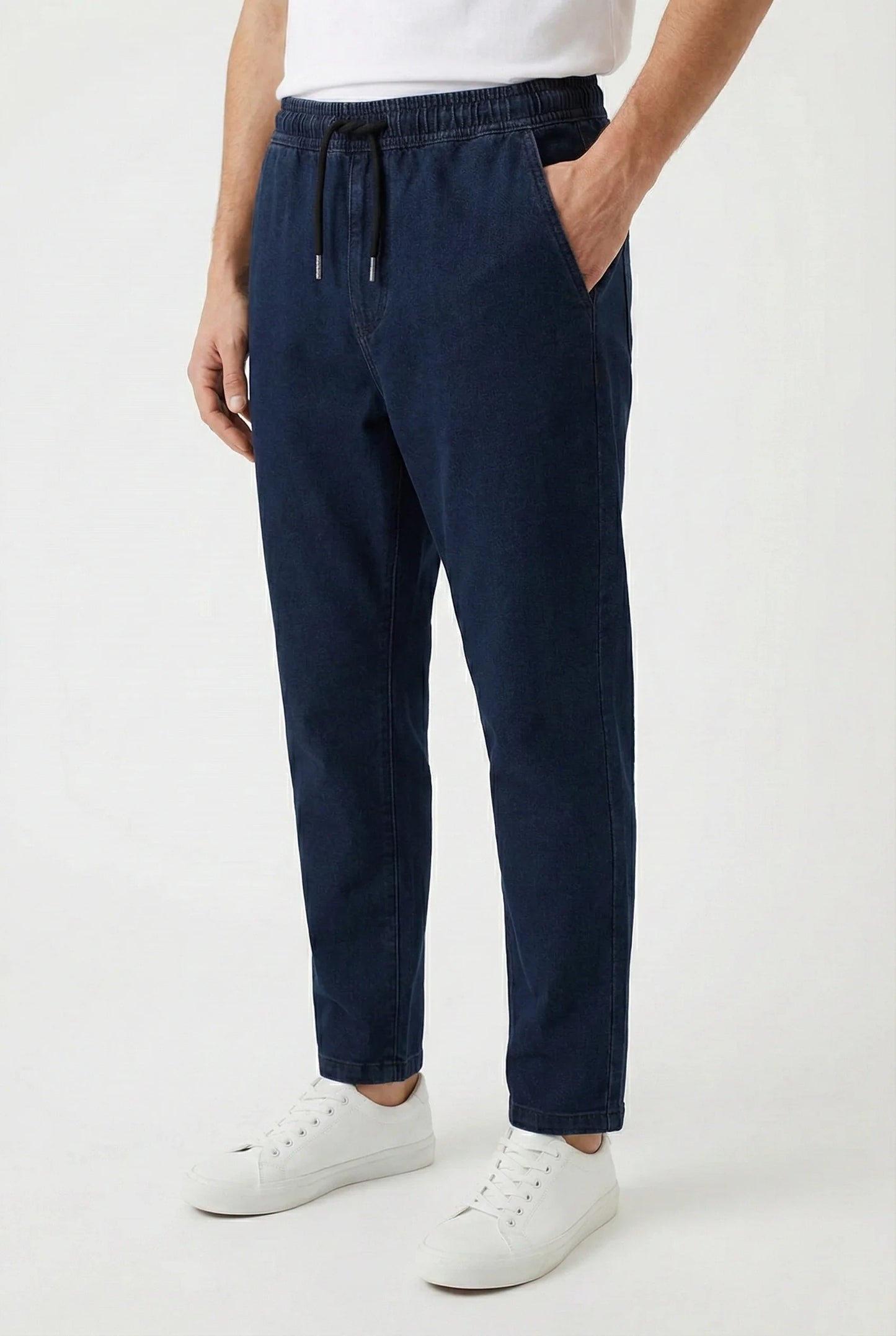 AO Dark Blue Denim Joggers Trousers