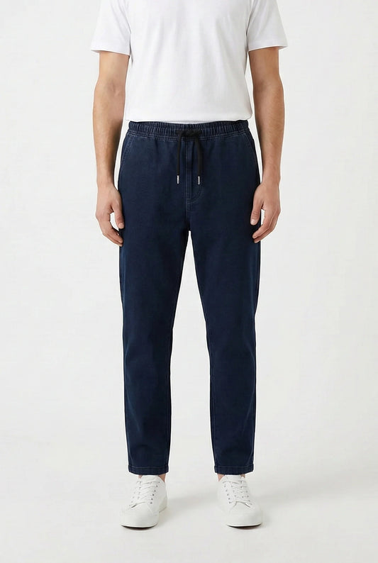 AO Dark Blue Denim Joggers Trousers