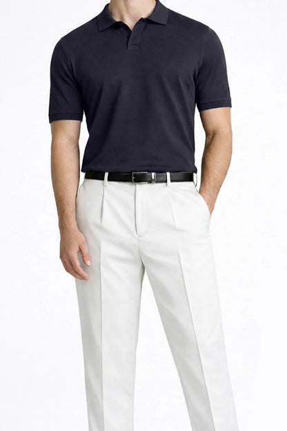 Charcoal Johnny Collar Polo