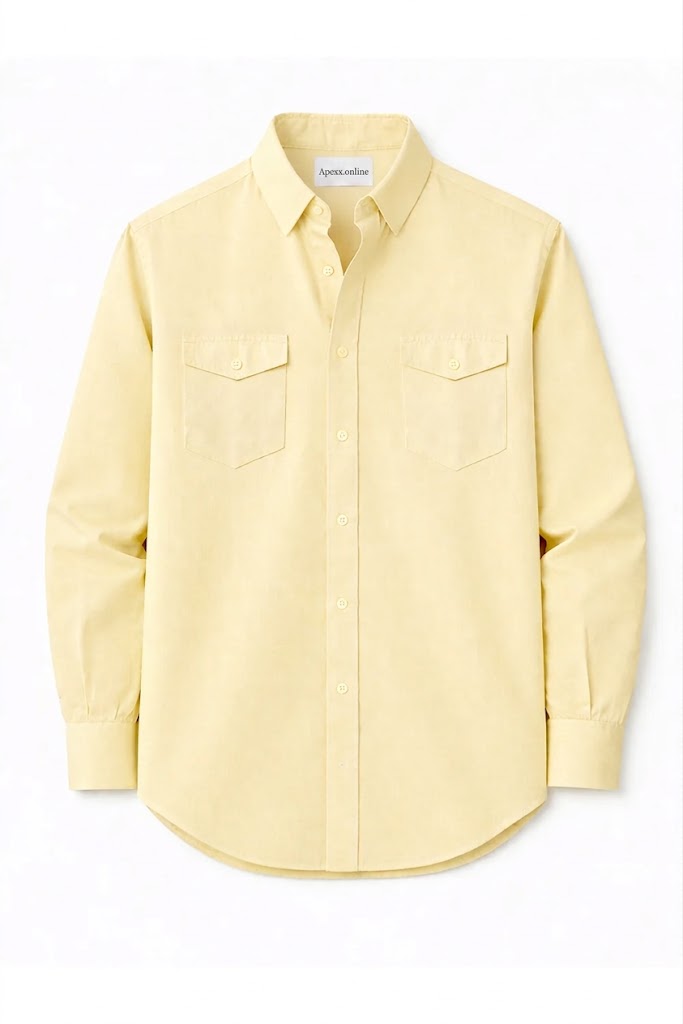 Light Khaki Italian Linen Shirt