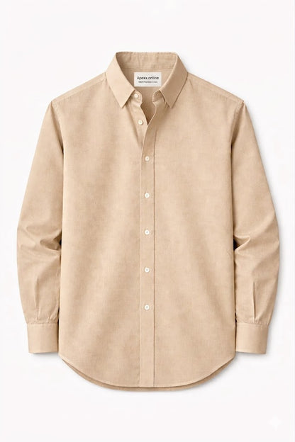Dark Khaki Linen Shirt