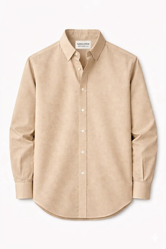 Dark Khaki Linen Shirt