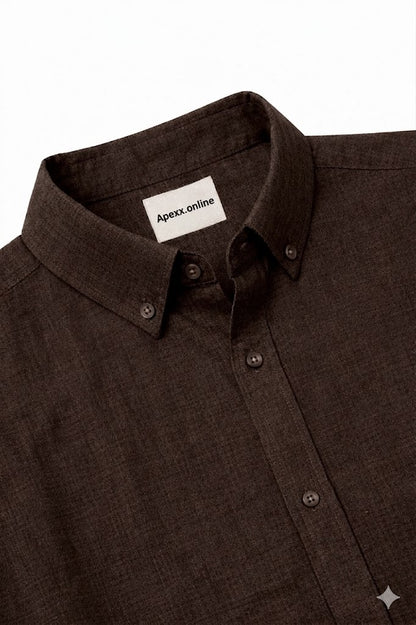 Brown Linen Shirt