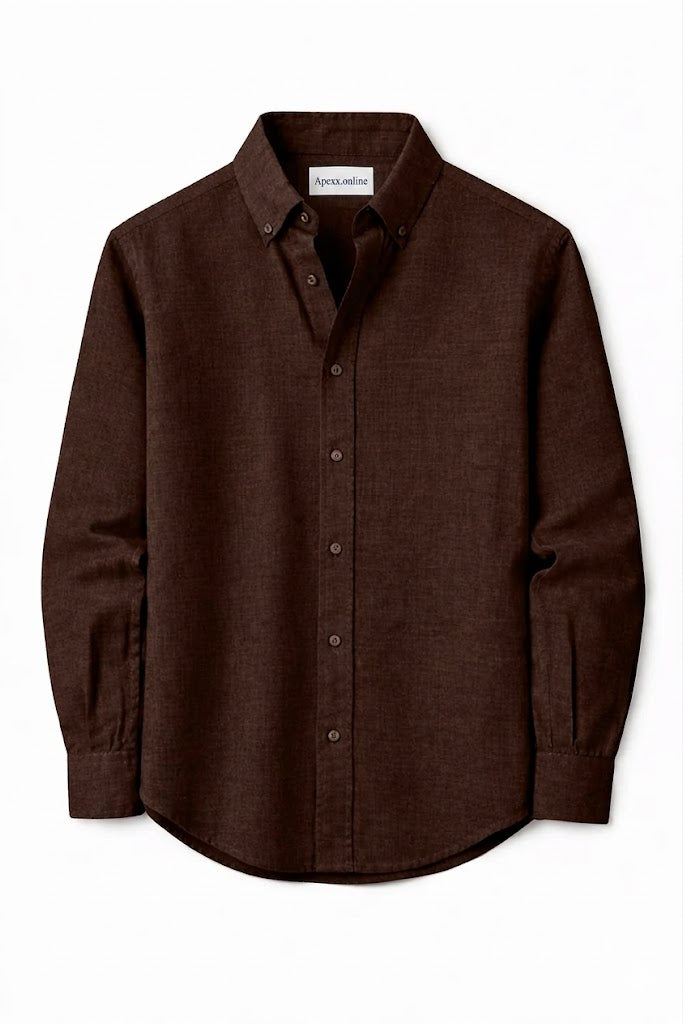 Brown Linen Shirt