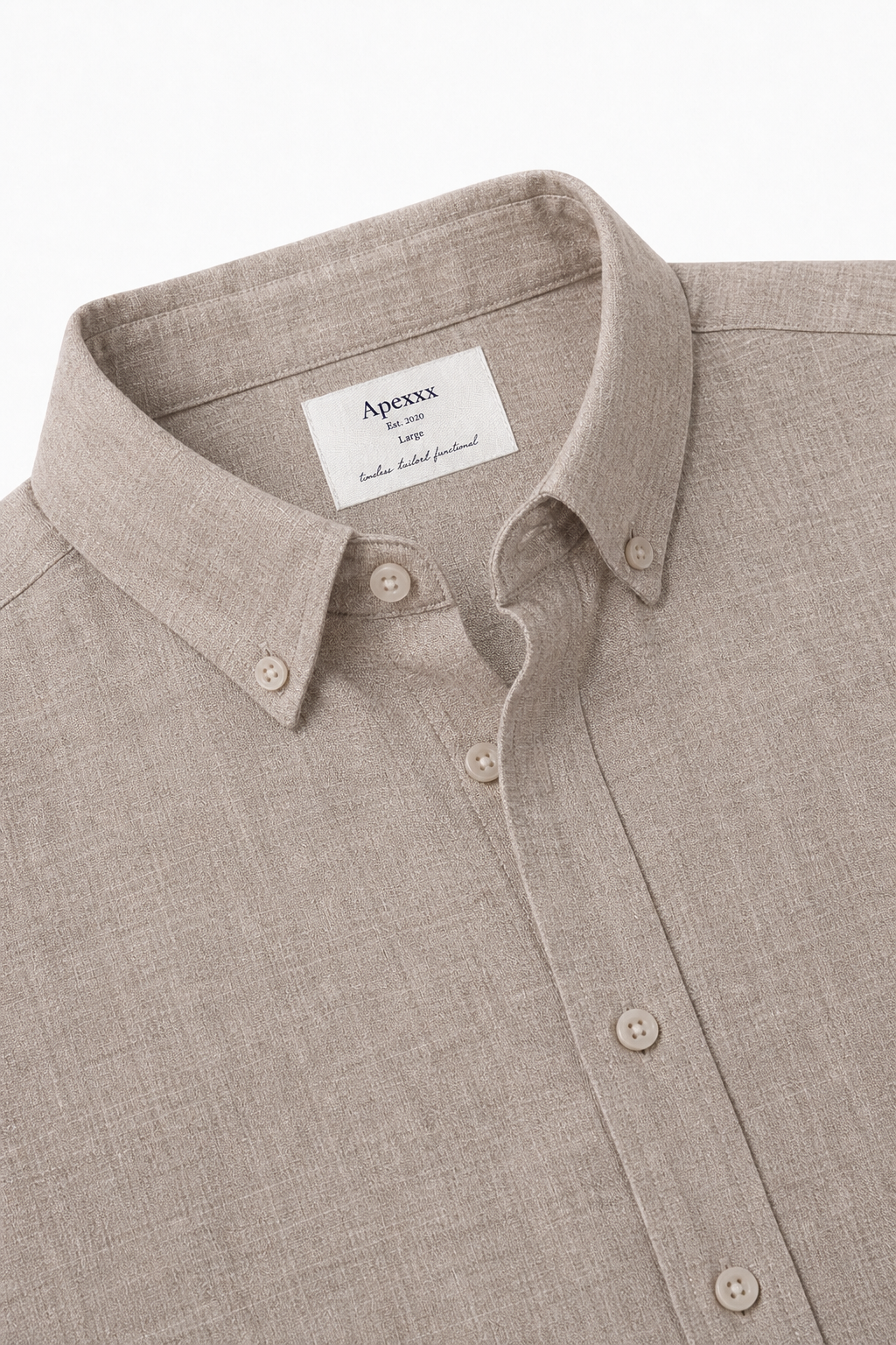 Peach Linen Shirt
