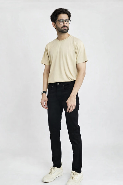 BLACK DENIM JEANS
