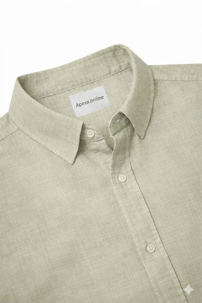Lime Linen Shirt