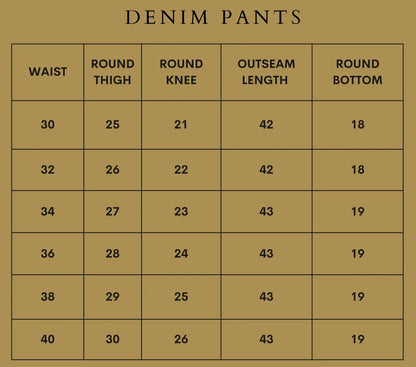 Black Straight Fit Denim Jeans