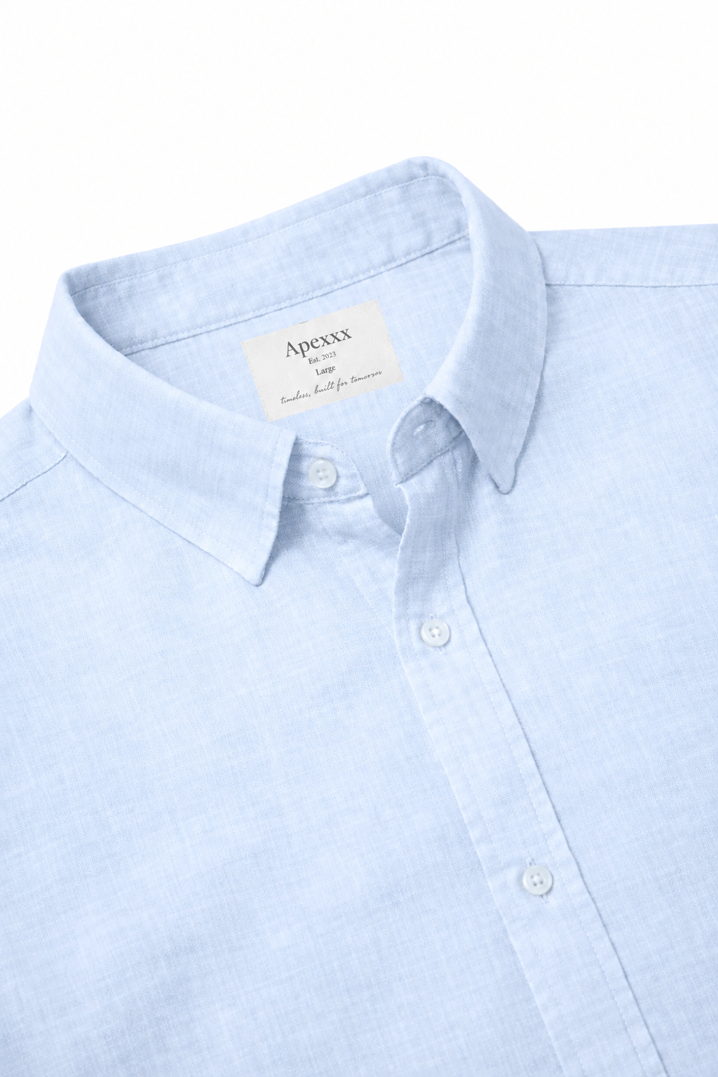 Sky Blue Linen Shirt