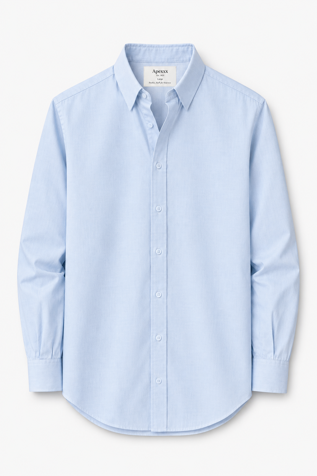 Sky Blue Linen Shirt