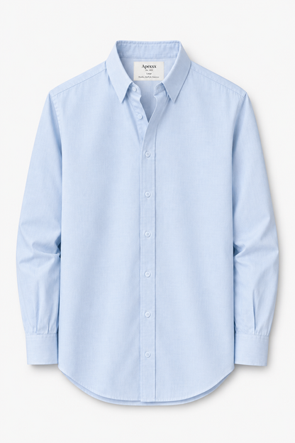Sky Blue Linen Shirt