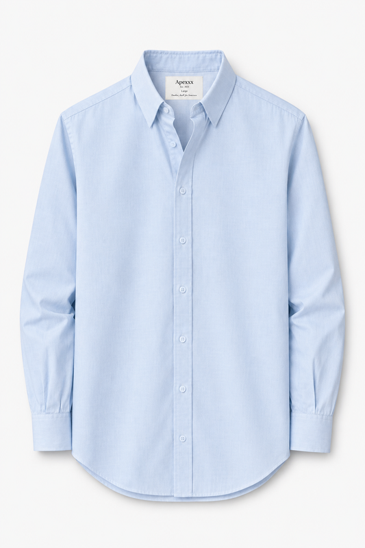 Sky Blue Linen Shirt